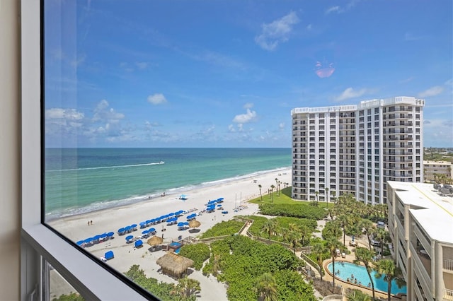 2425 Gulf Of Mexico Dr Unit 10F, Longboat Key, FL 34228 - water view featuring local beach