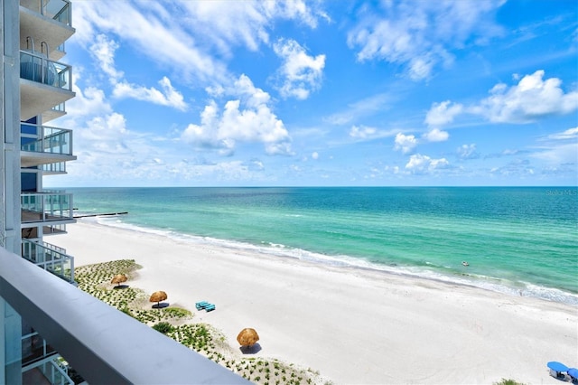 2425 Gulf Of Mexico Dr Unit 10F, Longboat Key, FL 34228 - water view with local beach