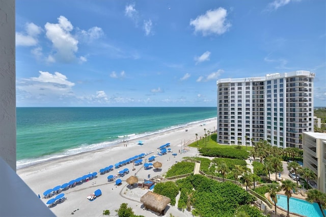 2425 Gulf Of Mexico Dr Unit 10F, Longboat Key, FL 34228 - water view featuring local beach