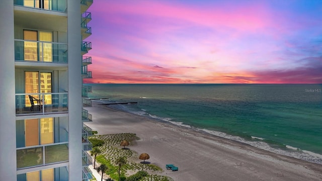 2425 Gulf Of Mexico Dr Unit 10F, Longboat Key, FL 34228 - water view featuring nearby beach