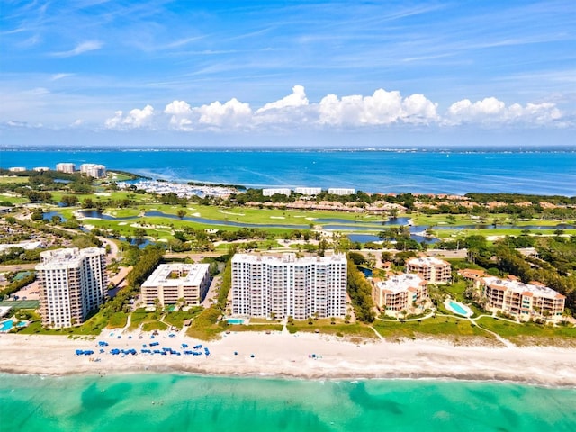 2425 Gulf Of Mexico Dr Unit 10F, Longboat Key, FL 34228 - drone / aerial view of unending shoreline and apartment complex / building