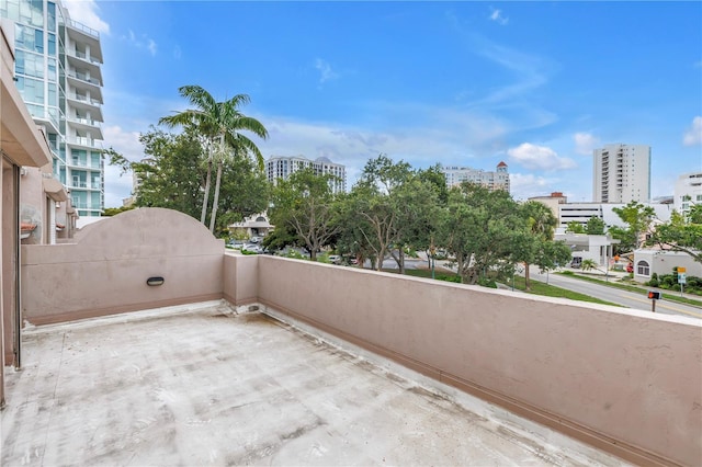 200 Cocoanut Ave Unit 1, Sarasota, FL 34236 - view of patio with a view of city