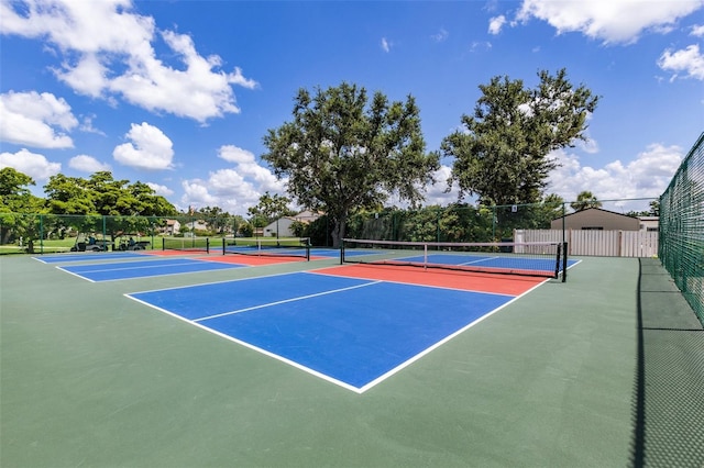 618 Bird Bay Dr S Unit 113, Venice, FL 34285 - view of tennis court featuring community basketball court