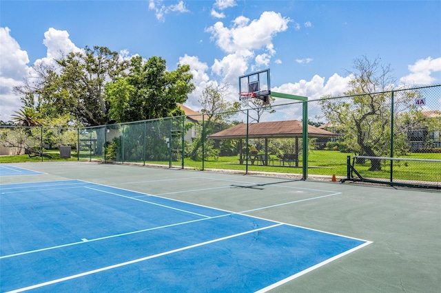 618 Bird Bay Dr S Unit 113, Venice, FL 34285 - view of sport court featuring community basketball court and a gazebo