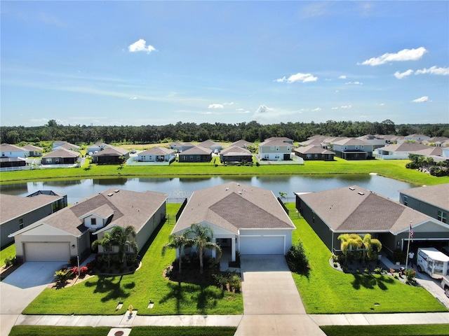 6120 115th Ave E, Parrish, FL 34219 - aerial view of residential area featuring a large body of water