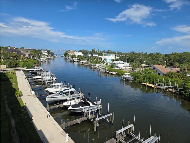 1709 N Tamiami Trl Ph 514, Sarasota, FL 34234 - dock area featuring boat lift and a water view