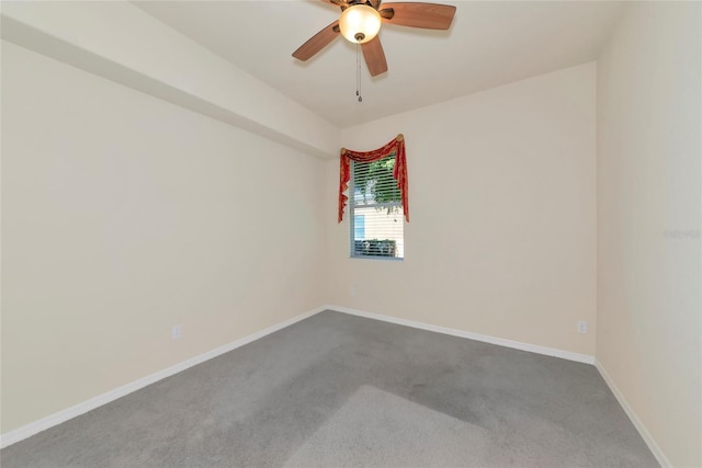 318 Winding Brook Ln Unit 104, Bradenton, FL 34212 - unfurnished room featuring dark colored carpet and a ceiling fan