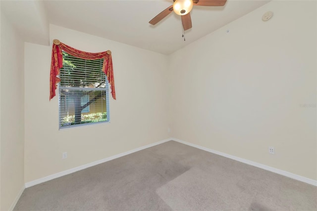 318 Winding Brook Ln Unit 104, Bradenton, FL 34212 - carpeted spare room featuring a ceiling fan and baseboards