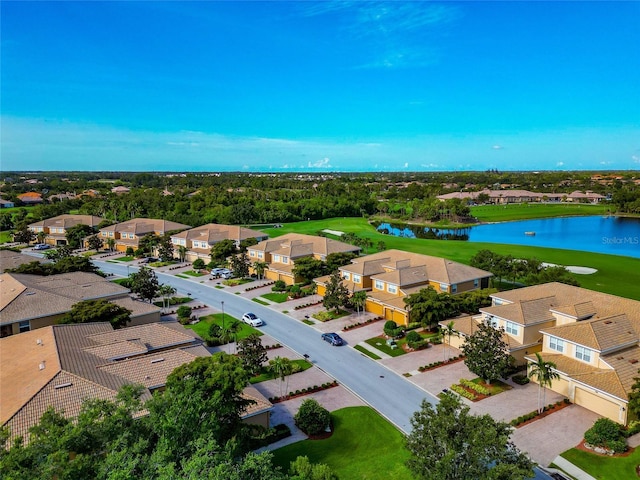 318 Winding Brook Ln Unit 104, Bradenton, FL 34212 - aerial perspective of suburban area with a nearby body of water