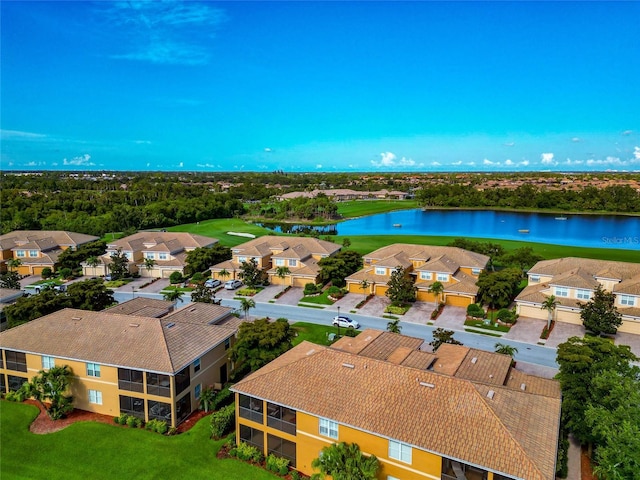 318 Winding Brook Ln Unit 104, Bradenton, FL 34212 - aerial view of residential area featuring a large body of water