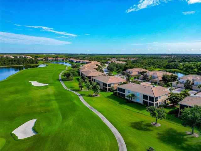 318 Winding Brook Ln Unit 104, Bradenton, FL 34212 - aerial view of residential area with a nearby body of water and a golf course