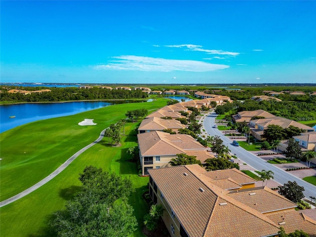 318 Winding Brook Ln Unit 104, Bradenton, FL 34212 - aerial view of residential area with a nearby body of water and a golf club