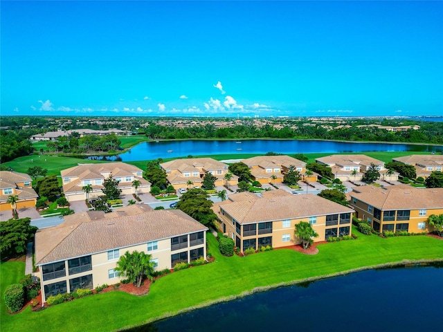 318 Winding Brook Ln Unit 104, Bradenton, FL 34212 - aerial perspective of suburban area with a large body of water