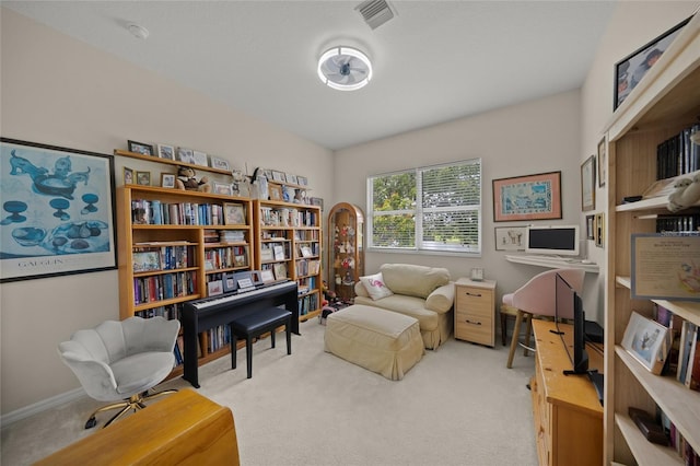 2937 Seasons Blvd, Sarasota, FL 34240 - sitting room with light colored carpet and a desk