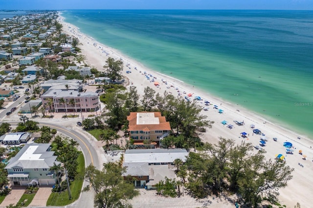 3720 Gulf Dr, Holmes Beach, FL 34217 - aerial view of waterfront with a beach