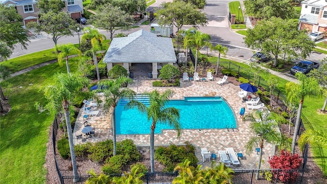 26548 Castleview Way, Wesley Chapel, FL 33544 - view of subject property with a pool