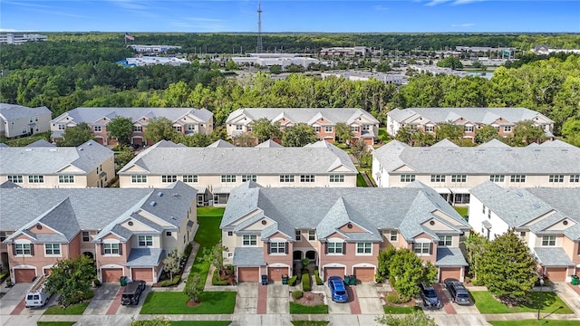 26548 Castleview Way, Wesley Chapel, FL 33544 - aerial perspective of suburban area