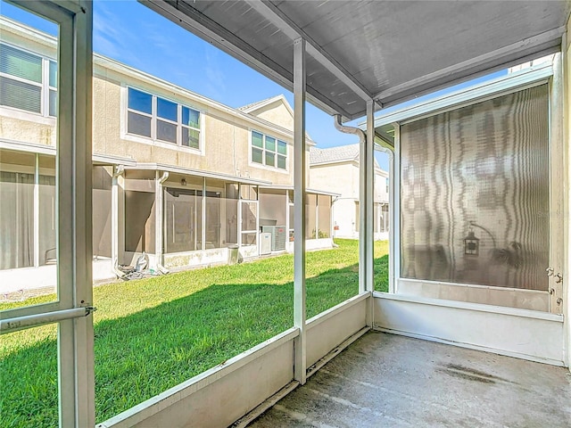 26548 Castleview Way, Wesley Chapel, FL 33544 - view of unfurnished sunroom