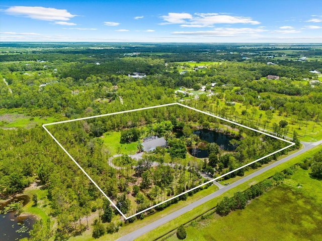 21705 67th Ave E, Bradenton, FL 34211 - aerial overview of property's location with property boundaries highlighted and a forest