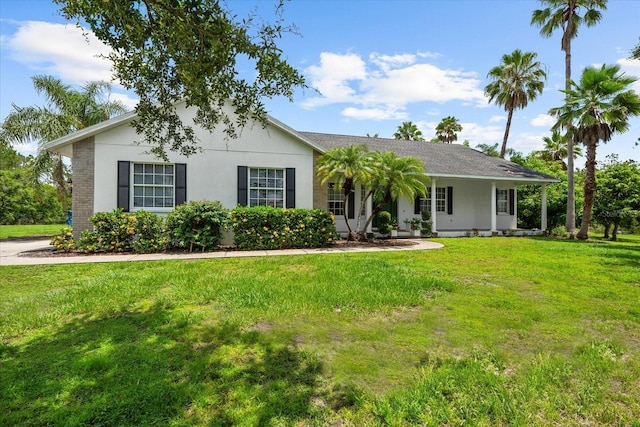 21705 67th Ave E, Bradenton, FL 34211 - single story home featuring a front lawn, stucco siding, and a porch
