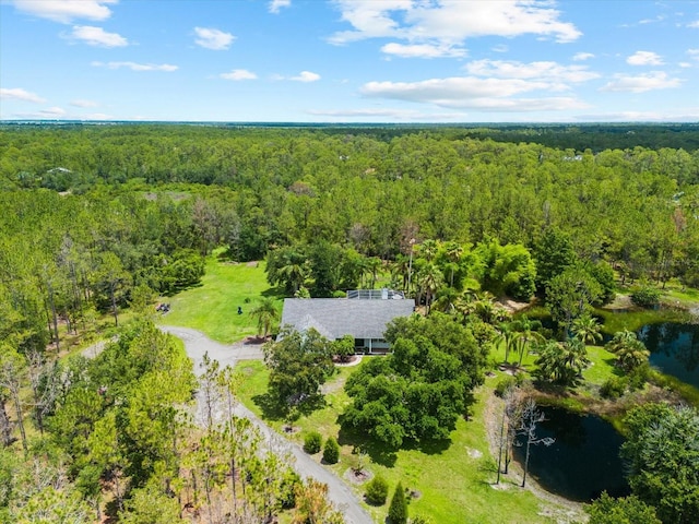 21705 67th Ave E, Bradenton, FL 34211 - aerial view of property and surrounding area featuring a heavily wooded area and a large body of water