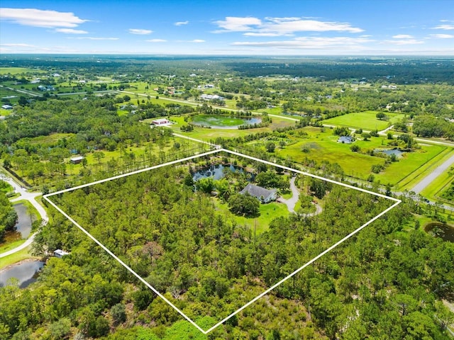 21705 67th Ave E, Bradenton, FL 34211 - aerial overview of property's location featuring property parcel outlined and a large body of water