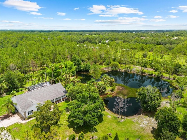 21705 67th Ave E, Bradenton, FL 34211 - drone / aerial view of a heavily wooded area and a nearby body of water