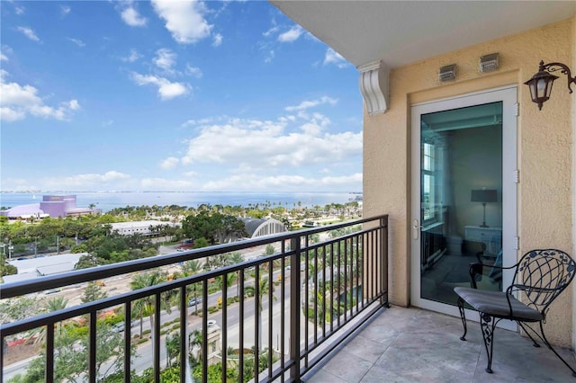 750 N Tamiami Trl Unit 1005, Sarasota, FL 34236 - balcony with a water view