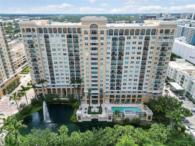 750 N Tamiami Trl Unit 1005, Sarasota, FL 34236 - view of apartment building / complex featuring a water view