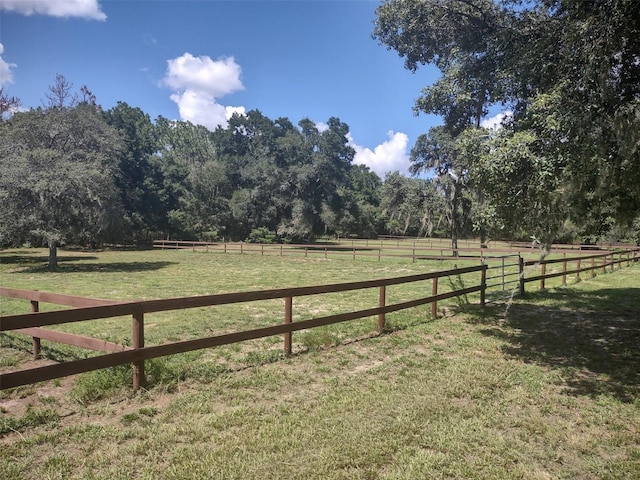 8851 S Brittany Path, Inverness, FL 34452 - view of yard featuring a view of countryside