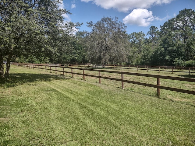 8851 S Brittany Path, Inverness, FL 34452 - view of yard featuring a view of countryside