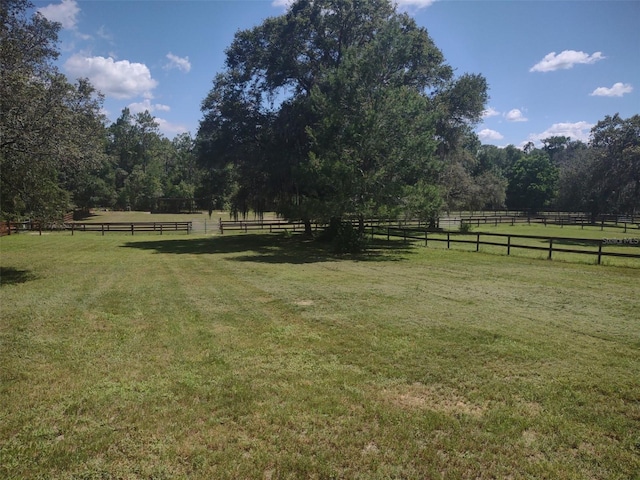 8851 S Brittany Path, Inverness, FL 34452 - view of yard featuring a view of countryside