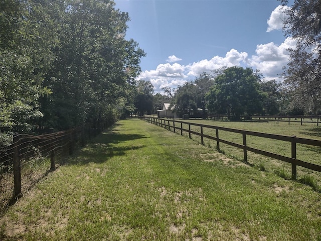 8851 S Brittany Path, Inverness, FL 34452 - view of yard featuring a view of countryside