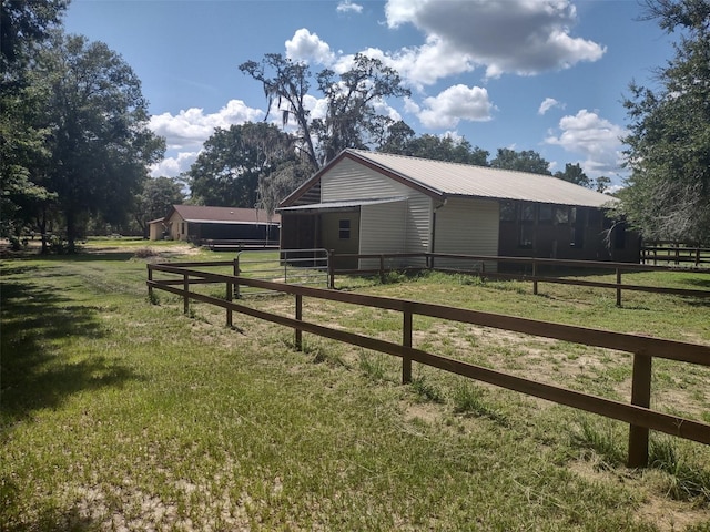 8851 S Brittany Path, Inverness, FL 34452 - view of outbuilding featuring an exterior structure and a view of rural / pastoral area