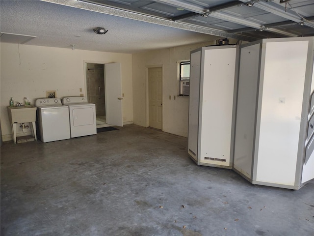8851 S Brittany Path, Inverness, FL 34452 - garage with independent washer and dryer and a sink