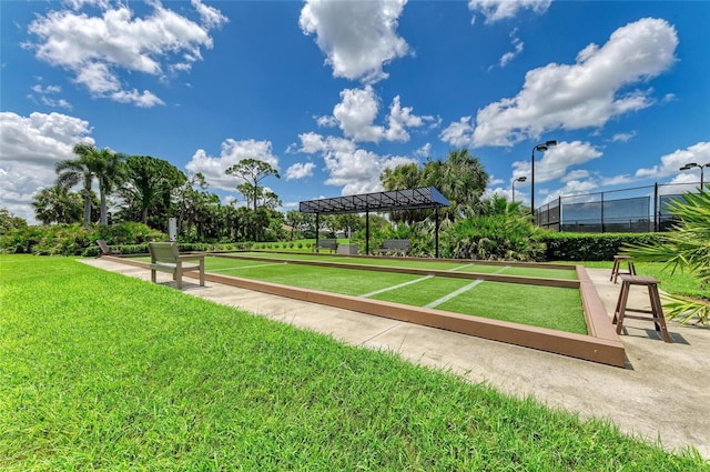 9580 High Gate Dr Unit 1822, Sarasota, FL 34238 - view of community featuring a bocce ball area