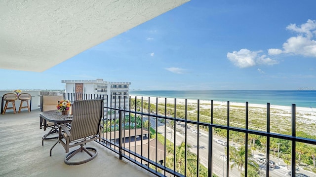 1 Benjamin Franklin Dr Unit 93, Sarasota, FL 34236 - balcony with view of water and beach
