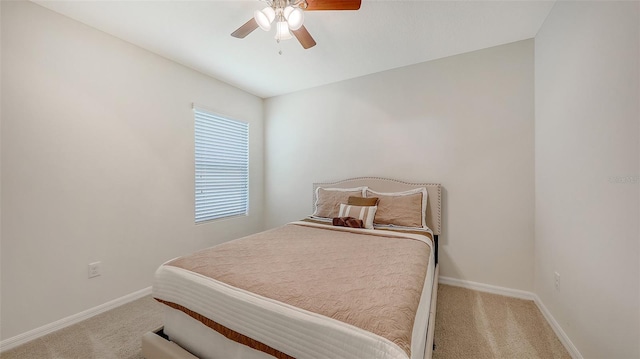 3813 Willow Branch Pl, Palmetto, FL 34221 - carpeted bedroom featuring baseboards and ceiling fan