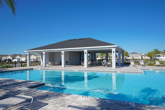 3813 Willow Branch Pl, Palmetto, FL 34221 - community pool featuring a patio area