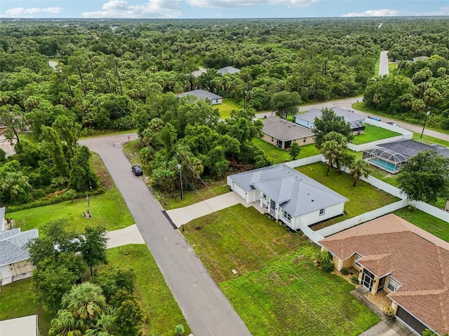 4855 Dragon St, North Port, FL 34288 - aerial view of a heavily wooded area