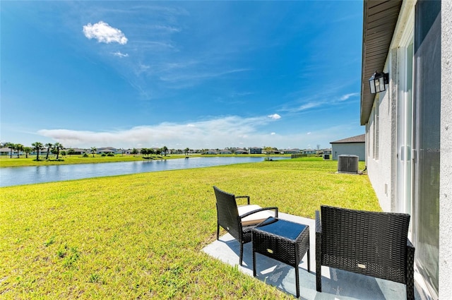 7160 Amelia River Dr, Parrish, FL 34219 - view of grassy yard with a water view