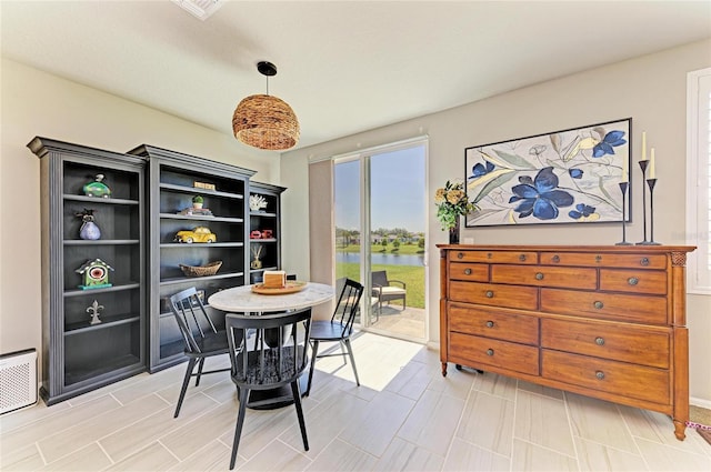 7160 Amelia River Dr, Parrish, FL 34219 - dining area featuring a water view