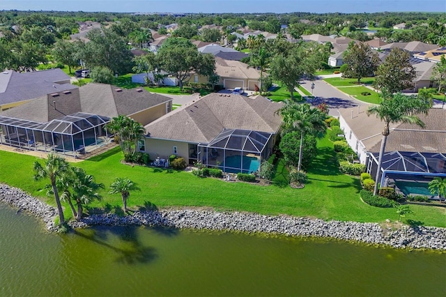 10571 Old Grove Cir, Bradenton, FL 34212 - aerial perspective of suburban area with a nearby body of water