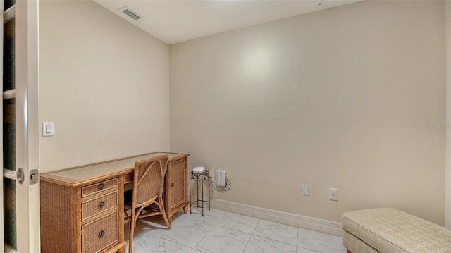 250 Hidden Bay Dr Unit 302, Osprey, FL 34229 - office with light marble finish flooring and baseboards