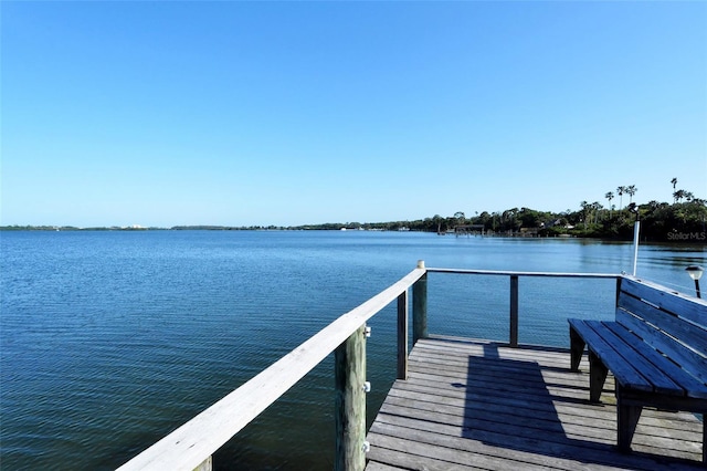 250 Hidden Bay Dr Unit 302, Osprey, FL 34229 - dock area featuring a water view