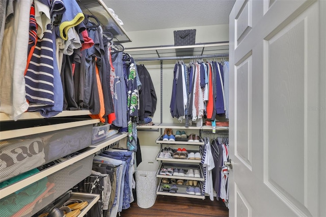 7344 Skybird Rd, Bradenton, FL 34209 - spacious closet featuring wood finished floors