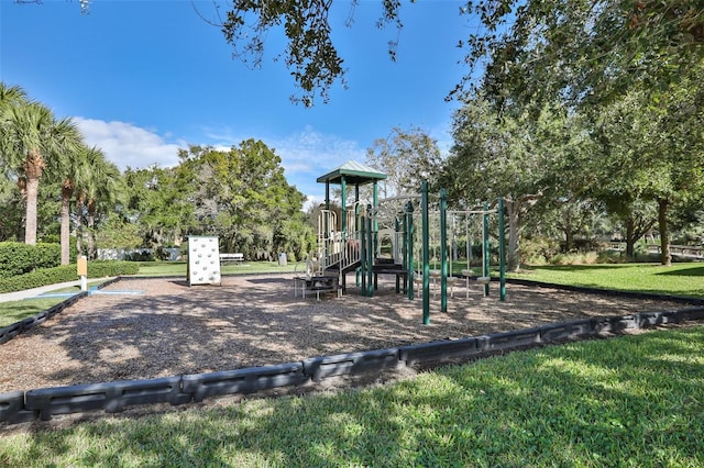7344 Skybird Rd, Bradenton, FL 34209 - community jungle gym featuring a lawn