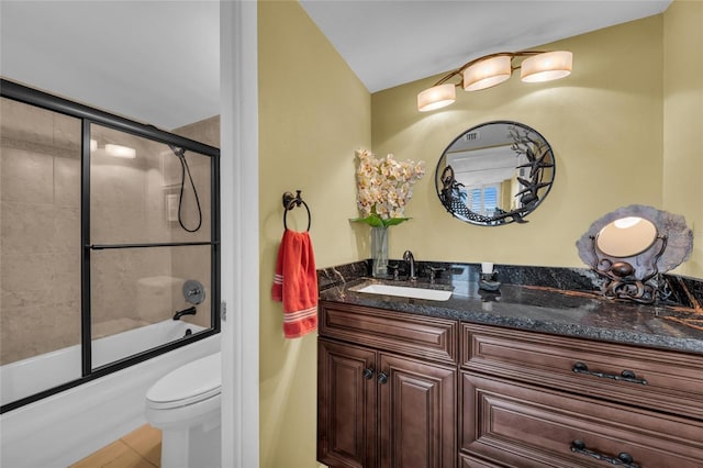 5855 Midnight Pass Rd Unit 416, Sarasota, FL 34242 - bathroom featuring vanity and bath / shower combo with glass door