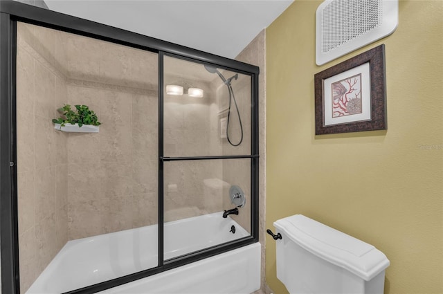 5855 Midnight Pass Rd Unit 416, Sarasota, FL 34242 - bathroom with bath / shower combo with glass door and toilet
