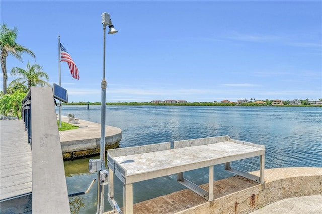 5855 Midnight Pass Rd Unit 416, Sarasota, FL 34242 - dock area featuring a water view